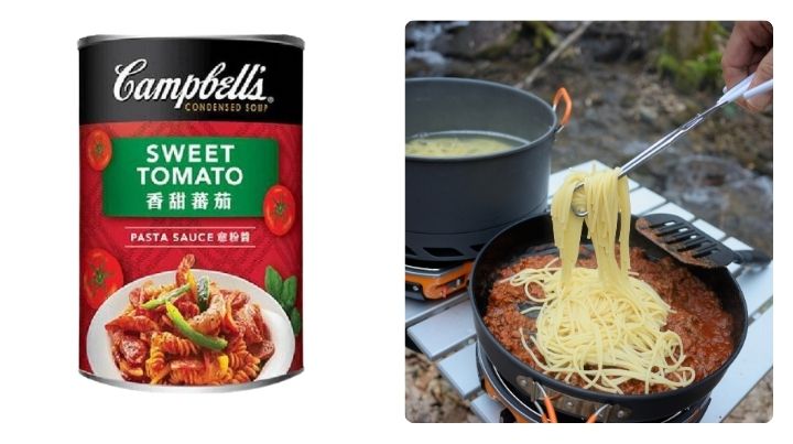 全聯露營食材罐頭-Prego義大利麵醬/義大利麵